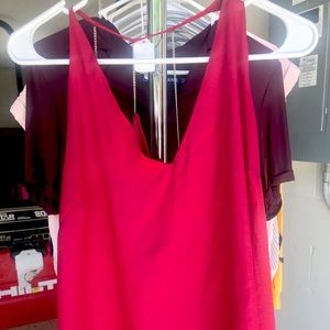 Charlotte Russe Burgundy party top